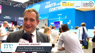 Intersolar Europe 2024  Interview with Rouven Lenhart of meteocontrol [upl. by Udela]