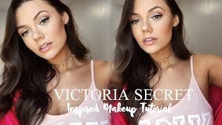 VICTORIA SECRET Fashion Show Makeup Tutorial 2016  Glowy and Fresh [upl. by Alyam83]