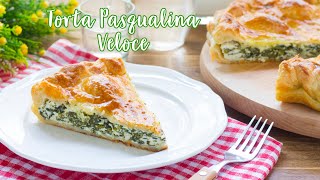 Torta Pasqualina Veloce con Pasta Sfoglia  Ricetta Torta Salata Ricotta e Spinaci  55winston55 [upl. by Licec337]