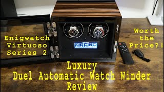 Beautiful Luxury Watch Winder  Virtuoso 2 Watch Winder Review [upl. by Salokcin]