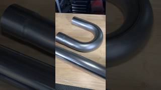 Building a Custom Exhaust Stainless vs Mild Steel Tubing exhaust customexhaust straightpipe [upl. by Nirraj828]