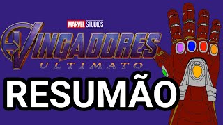 VINGADORES Ultimato Animação  RESUMÃO [upl. by Aihsenek]