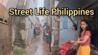 Its Raining in Philippine Neighborhood  Marikina City Street Tour [upl. by Ijat]