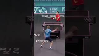 Truls Moregard vs Fan Zhendong best point paris2024 tabletennis pingpong fanzhendong bestpoints [upl. by Aiyotal]