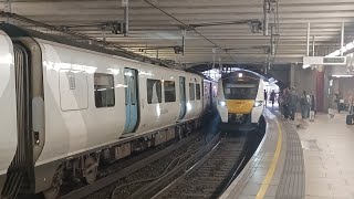 Trains at Farringdon Thameslink  Sunday 16th June 2024 [upl. by Nniroc]