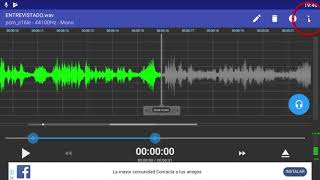 Tutorial de RecForge para radialistas como grabar y editar audio en tu celular [upl. by Eelah]