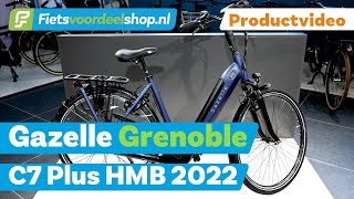 Gazelle Grenoble C7 Plus HMB 2022  Fietsvoordeelshopnl Productvideo [upl. by Noyad37]