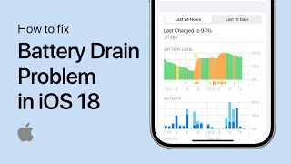 How to Solve Battery Drain Problems in iOS 18 [upl. by Nichani]