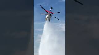 Cal Fire Sikorsky S70i Firehawk Helicopter Water Drop [upl. by Haduhey786]