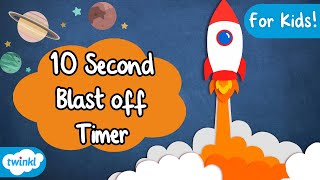 Rocket Blast Off  10 Second Countdown Time  Space travel [upl. by Hgeilhsa]