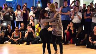 Albir and Sara Kizomba Workshop at Genevas Afro Latin Congress 2016 [upl. by Oringas]