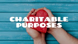 Introduction to Charitable Purposes  Equity amp Trusts [upl. by Ahsekar]