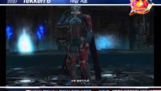 WCG Korea 2010 NFTekken6 Ro16 holeman vs binchang 철권6 16강 홀맨 vs 빈창 [upl. by Tnemelc259]