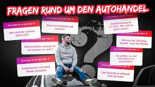 Fragen an einen Autohändler  Wie geht es weiter  Schnelles Geld im Handel  Enrico antwortet [upl. by Hegarty]