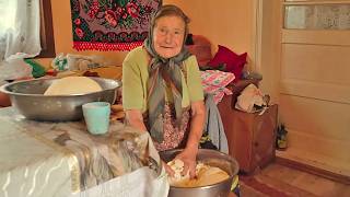 Happy old age of an elderly woman in a mountain village far from civilization [upl. by Esile761]