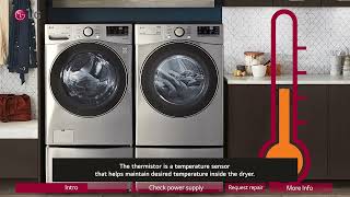 Dryer Resolving An tE3 Error Code On Your LG Dryer [upl. by Atnohs]