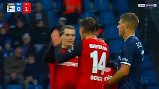 Patrik Schick Goal Bochum vs Bayer Leverkusen 01 Goals and Extended Highlights [upl. by Norted]