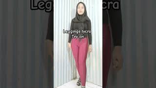 Asti again Leggings lycra try on edisi video shorts spandexleggings celanalegging leggings lycra [upl. by Yralam412]