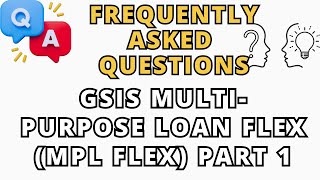 FREQUENTLY ASKED QUESTIONS GSIS MPL FLEXMontillana TV [upl. by Aitnom]