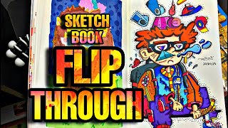 SKETCHBOOK FLIP THROUGH CHARACTER EDITION [upl. by Elwyn]