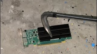 Smash Nvidia Quadro Graphics Card [upl. by Ahusoj]