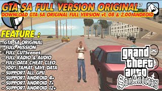 TUTORIAL LENGKAP DOWNLOADPASANG GTA SA FULL VERSI ORI ANDROID  GTA SAN ANDREAS [upl. by Rattray]