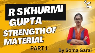 ○ Khurmi Gupta Strength of Material ○ CIVIL ENGINEERING [upl. by Muire]