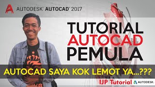 CARA MENGATASI AUTOCAD LEMOT [upl. by Ahsienor44]