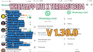 update  whatsapp terbaru 2024  whatsapp lite X anti sadap [upl. by Suanne]