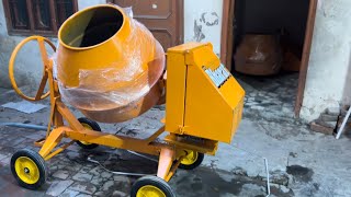 M 7626862805 Four Wheeler Portable Concrete mixer With petrol engine Ahluwalia Bharat [upl. by Ainav314]