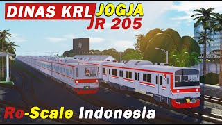 DINAS KRL JOGJA JR 205  ROSCALE ROBLOX INDONESIA [upl. by Daffy]