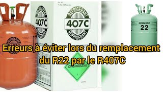 Erreurs à Éviter lors du Remplacement du R22 par le R407C [upl. by Onihc]