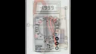 DIGITAL CLAMP MULTIMETER DIGITAL MULTIMETER DT830B DT3266 DT266 [upl. by Htinek]