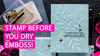 Simplistic Greeting Cards with 3D Embossing Folders [upl. by Risa]