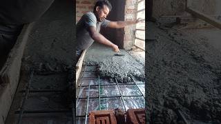 Kitchen slab casting work buildingconstruction work shortvideo YouTubeshorts viralshots [upl. by Doelling]