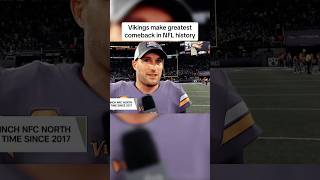 Vikings GREATEST COMEBACK 33 POINTS nfl vikings kirkcousins xyzbca justinjefferson falcons [upl. by Pinchas]