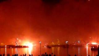 Hajduk Split 100 years  Torcida Pyro Show Split Riva 20110213 [upl. by Reteip]