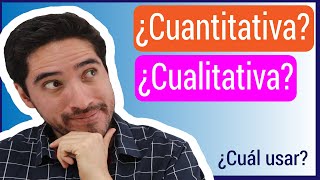 ¡INVESTIGACIÓN CUANTITATIVA Y CUALITATIVA EXPLICADAS  Metodología básica y no tan básica [upl. by Nnylirak894]