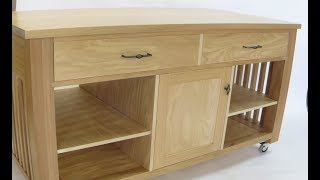 Mobile kitchen island [upl. by Eadrahs]