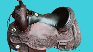 Cleaning and Conditioning Moldy Western Saddle [upl. by Hadley]