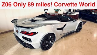 Z06 Only 89 Miles Corvette World [upl. by Enitsenrae]