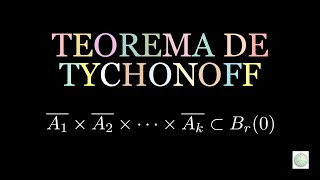 Teorema de Tychonoff [upl. by Jerrine679]