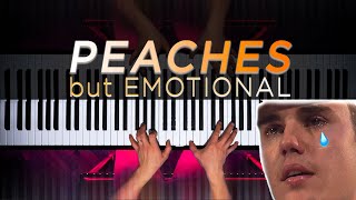 Peaches  Justin Bieber ft Daniel Caesar amp Giveon Piano Cover by The Theorist [upl. by Aynotel]