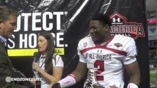 SICK Reuben Foster MVP Performance at 2013 Under Armour All American Game [upl. by Limaj]