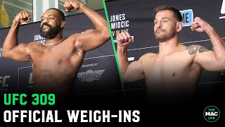 UFC 309 Jon Jones vs Stipe Miocic Official WeighIns [upl. by Norrej628]