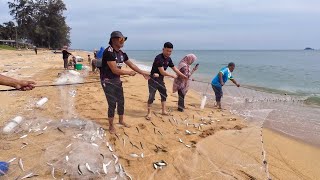 REZEKI TARIK PUKAT TEPI PANTAI MARANG [upl. by Ruthi199]