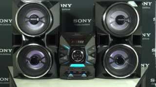 Sony LBT GPX77 Home Audio System Walkthrough [upl. by Neerbas]