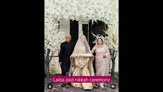 laiba zaid beautiful nikkah ceremony pakistanidrama fashion actress dress song fashion [upl. by Sirod]