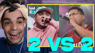 🔥ACZINO y PROOF vs RC y GINO 2VS2 en BATALLAS ESCRITAS🔥 MUY ÉPICO [upl. by Marra]