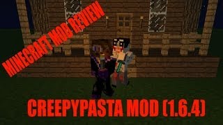 Minecraft Mod Showcase CREEPYPASTA MOD 164 Forge [upl. by Nyliret]